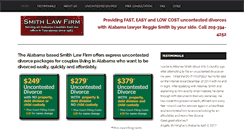Desktop Screenshot of alabamadivorceservices.com