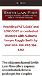 Mobile Screenshot of alabamadivorceservices.com